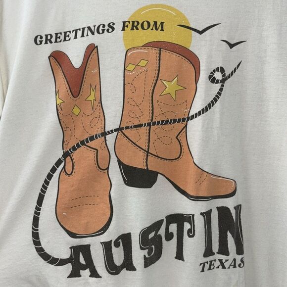 Midnight Rider Free People Austin Texas T-shirt Size Small - Picture 5 of 10